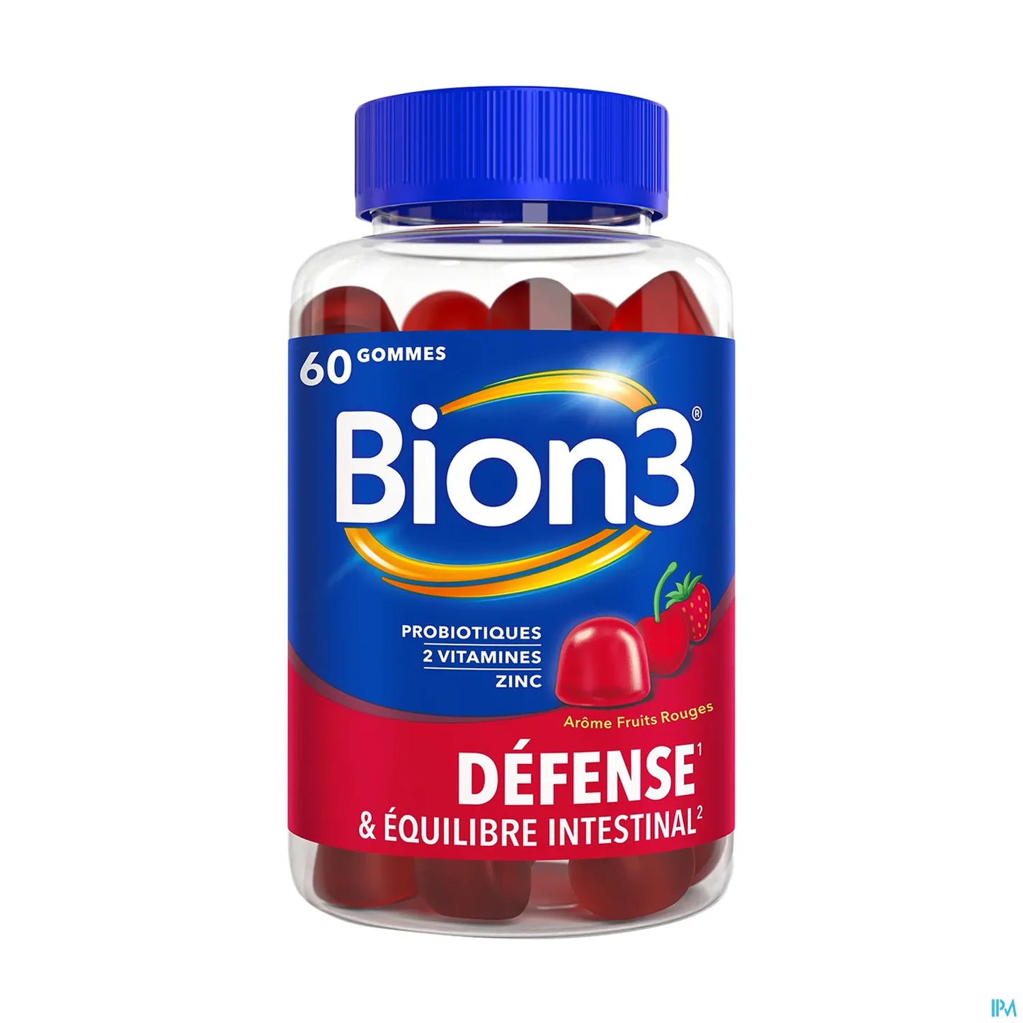 Defense Red Fruit Flavor 60 Gummies