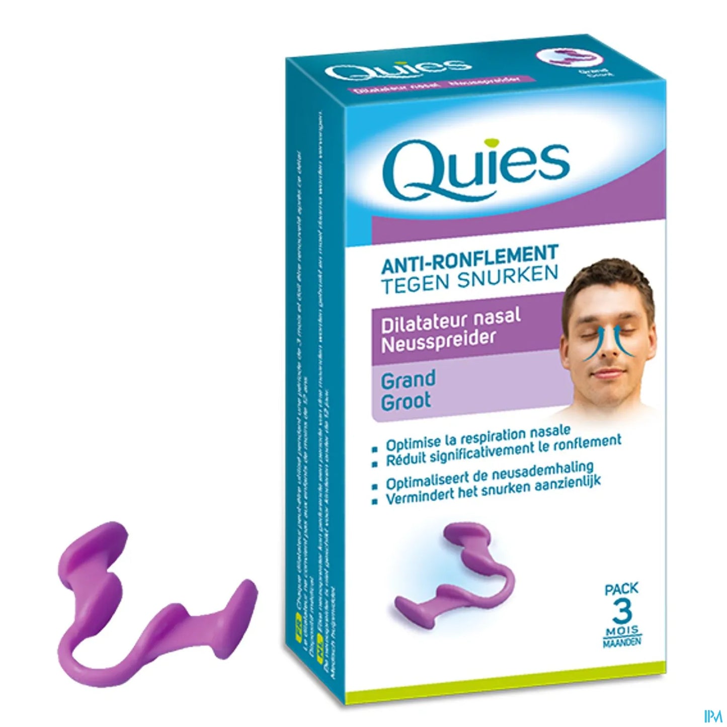 Dilatatore nasale antirussamento piccolo medio scatola 1 dilatatore