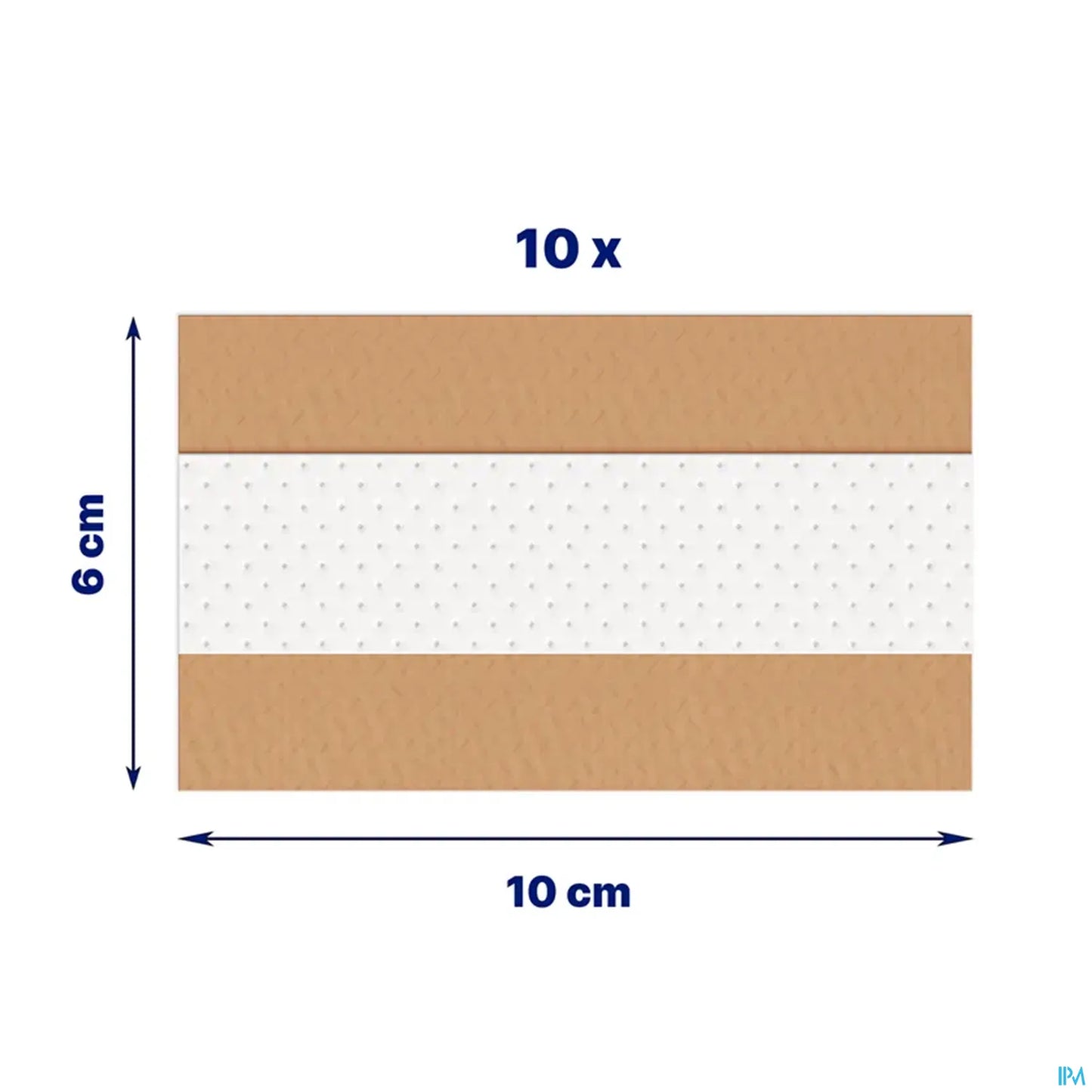Universal Dressing 10 Strips of 10 cm x 6 cm