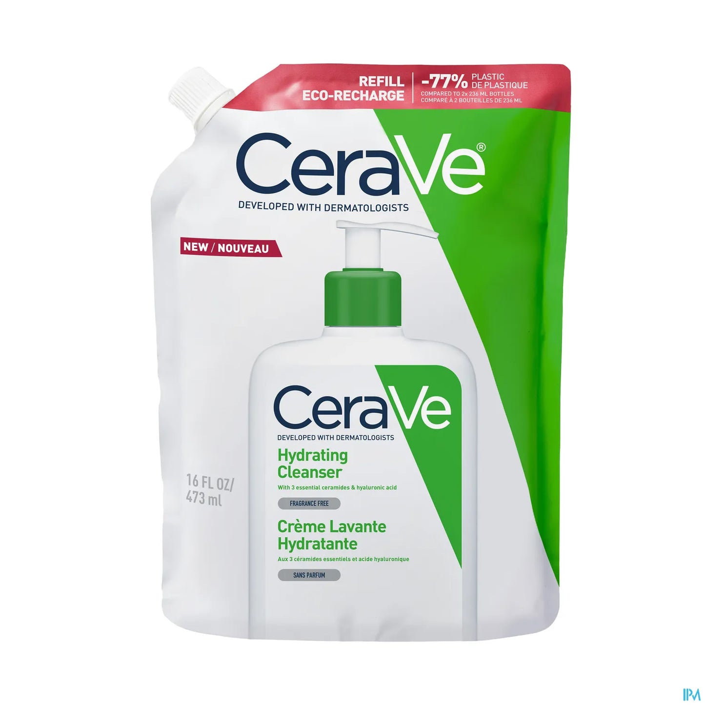 Ricarica crema detergente idratante ecologica 473 ml