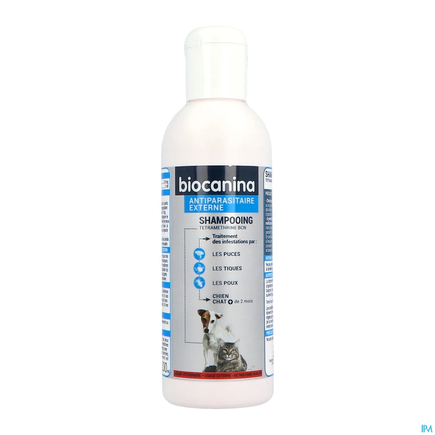 Shampooing Antiparasitaire Externe Tétraméthrine 200ml