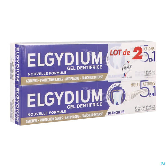 Elgydium Dentifrice Multi Actions 2 x 75 mL