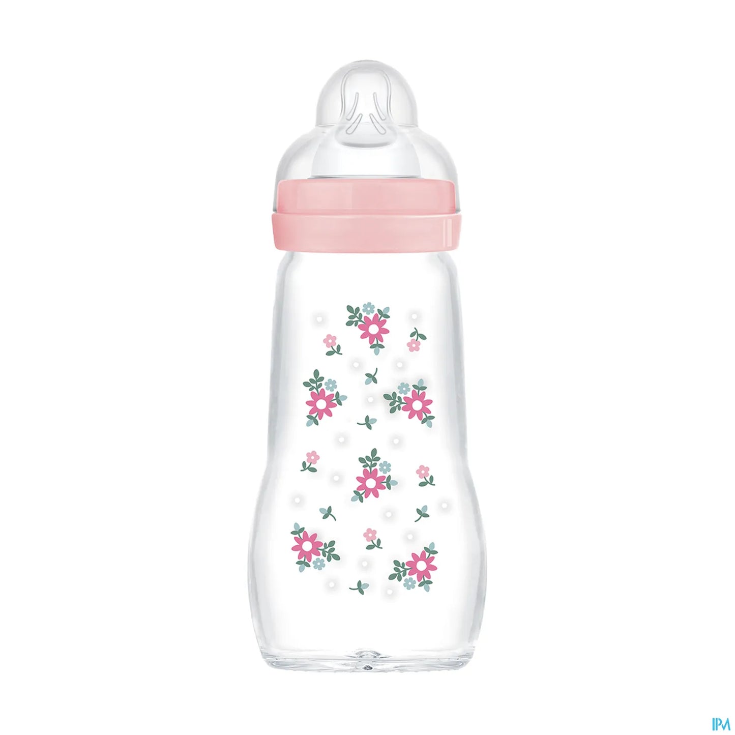 Biberon Verre Débit 2 260 ml Rose