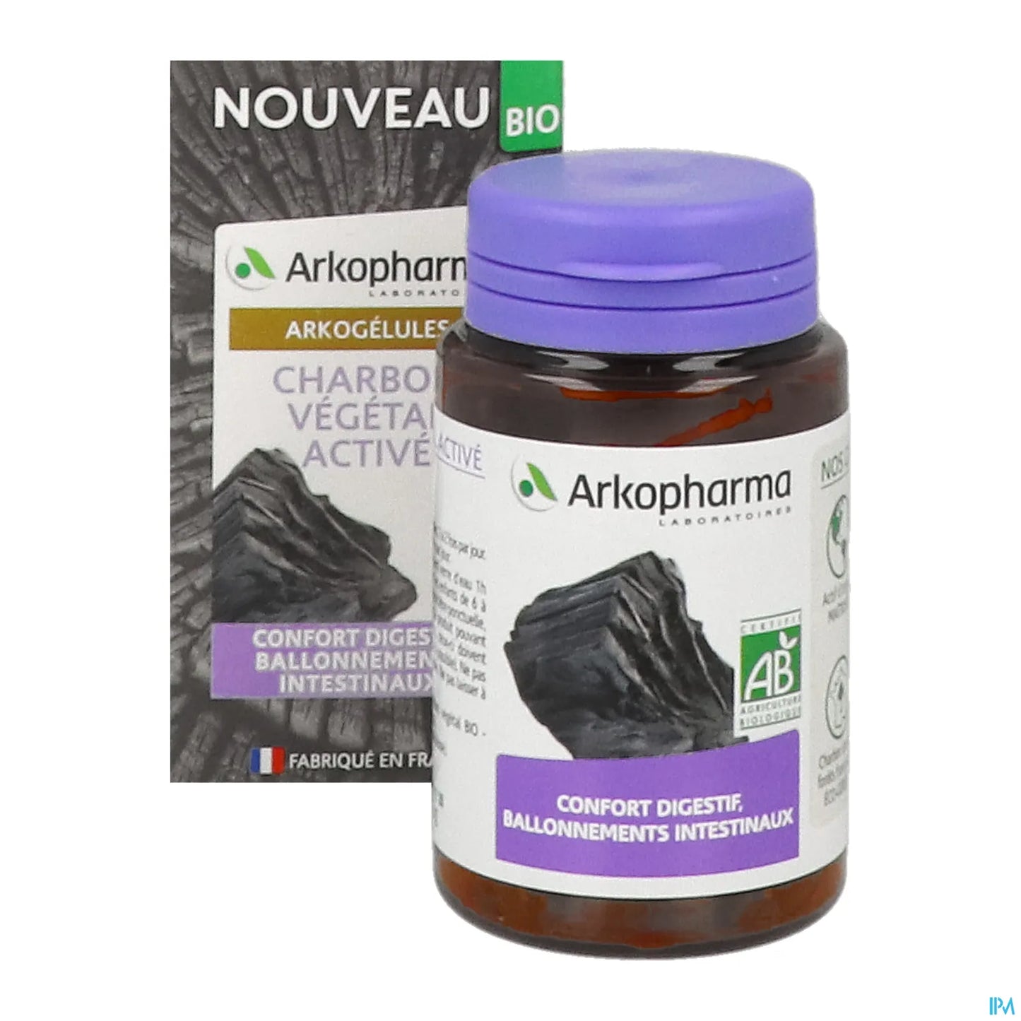 Arkogélules BIO Charbon Végétal Activé 40 Gélules