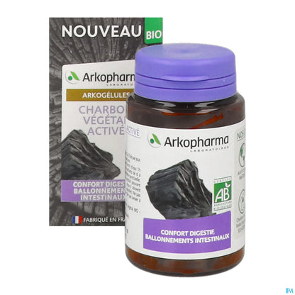 Arkogélules BIO Charbon Végétal Activé 40 Gélules