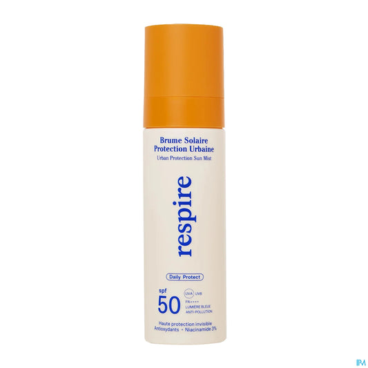 Respire Brume Solaire Protection Urbaine Solaire Solaire SPF50 75 mL