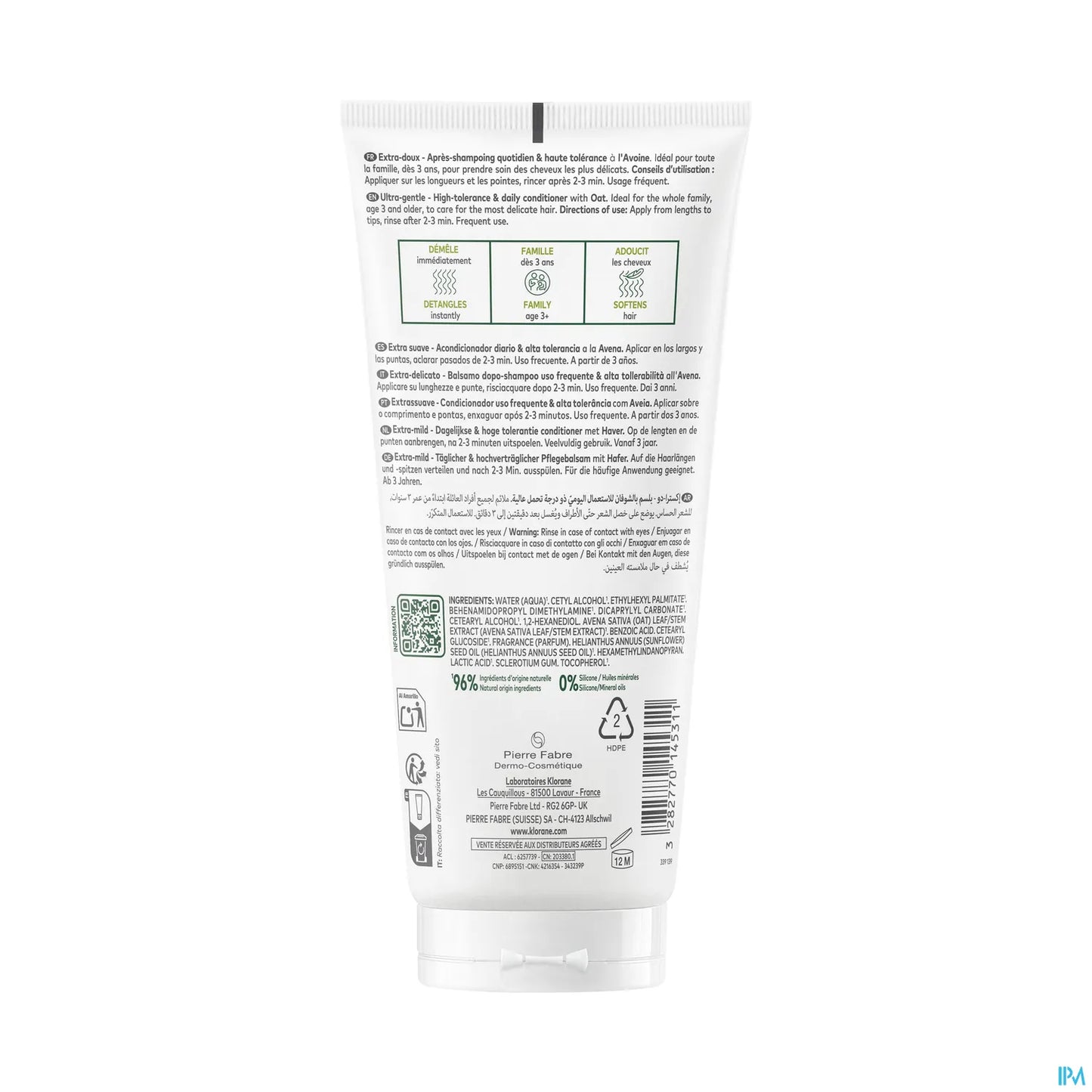 Balsamo all'avena 200 ml