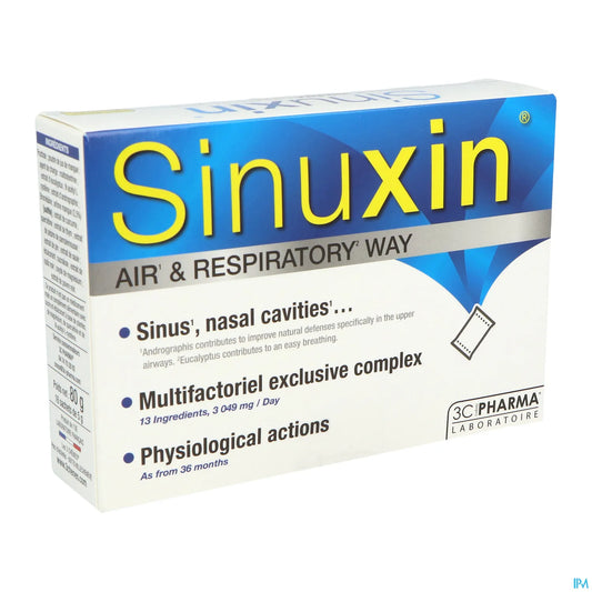 Sinuxin Airway and Respiratory Tract 16 bustine da 5 g al gusto di mango