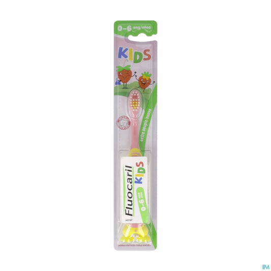 Fluocaril Brosse à Dents Kids 0 à 6 Ans Extra Souple