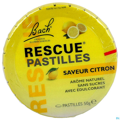 Pastiglie al limone e fiori di Bach Rescue 50 g
