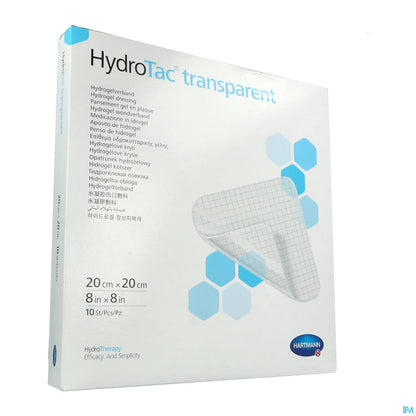 HydroTac Transparent Hydrogel Dressing 20x20cm P10