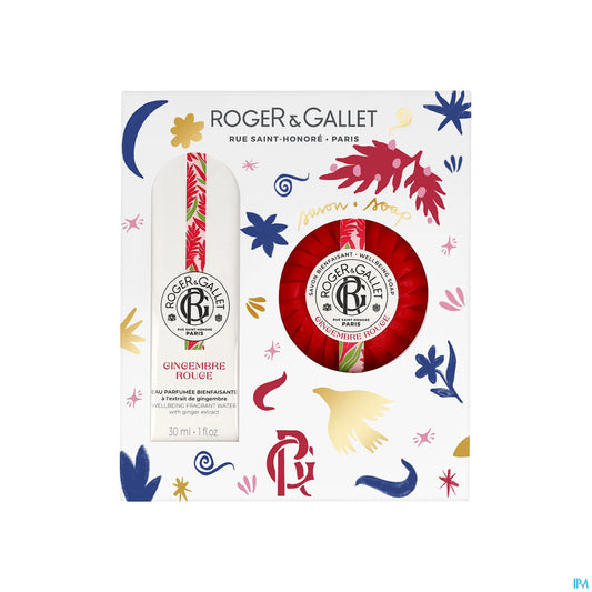 Set regalo Red Ginger Acqua profumata 30 ml e sapone
