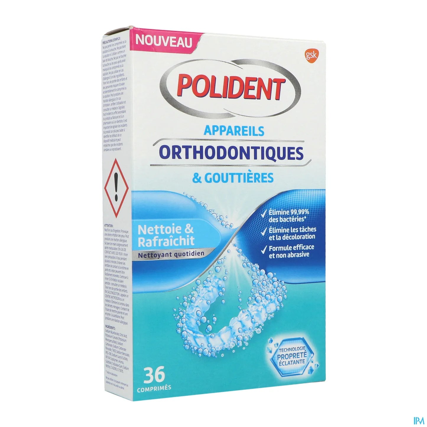 Nettoyant Orthodontiques 36 Comprimés