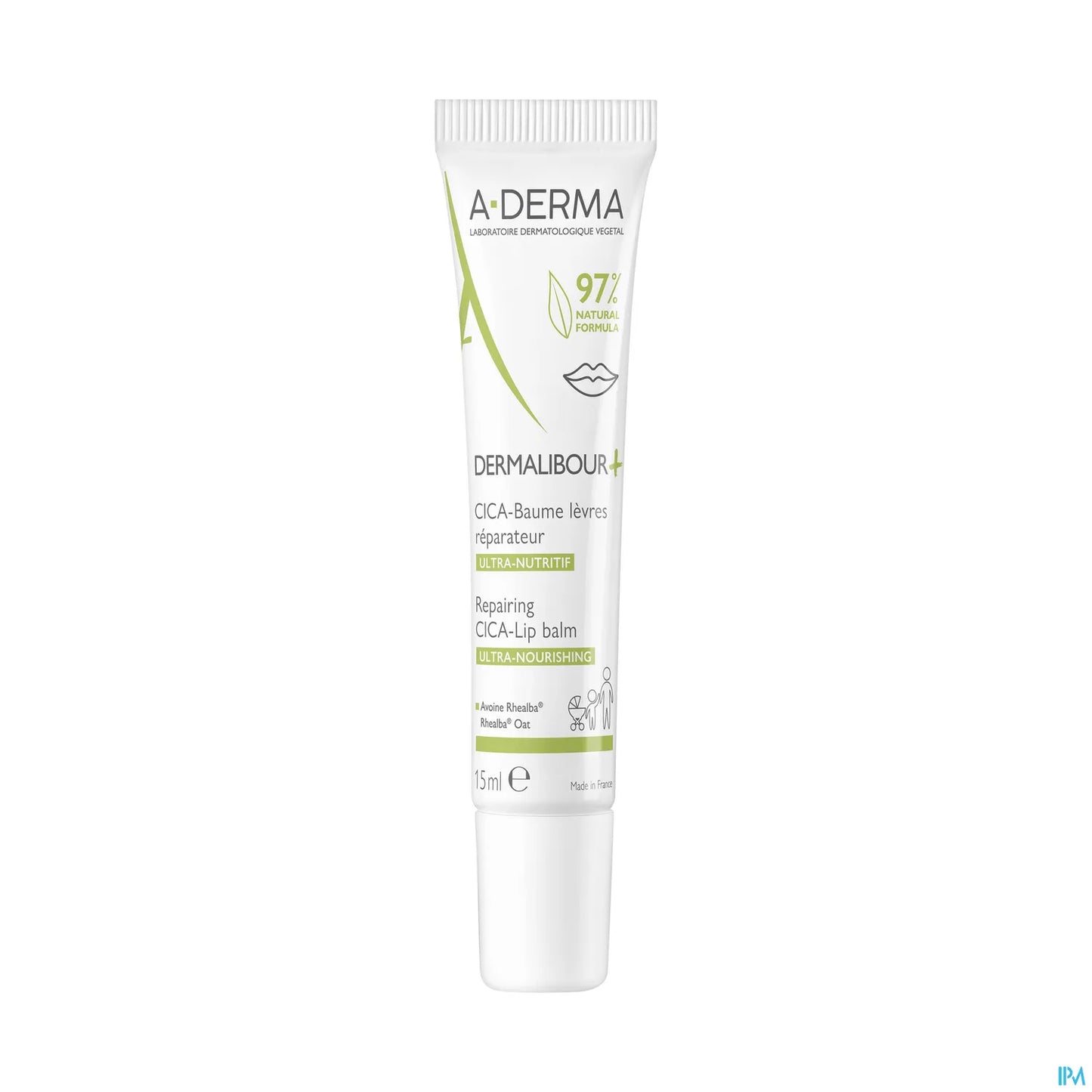 Dermalibour Cica+ Lèvre 15 ml