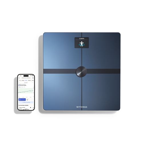 Body Pèse-Personne Smart Black Composition Corporelle Avancée Wi-Fi