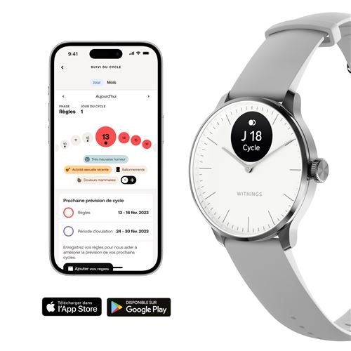 ScanWatch Light Montre Connectée 37mm Blanche