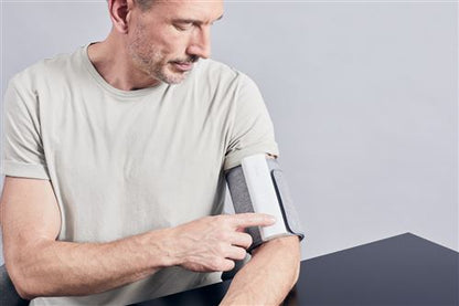 BPM Connect Moniteur Intelligent de Pression Artérielle Wi-Fi Blanc Gris