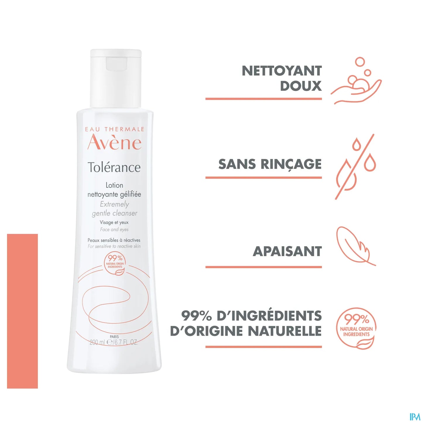 Tolérance Extrêmement Doux Nettoyant 200ml