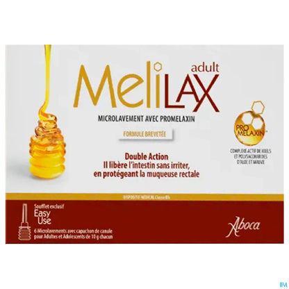 Melilax Adulte 6 Microlavements de 10g