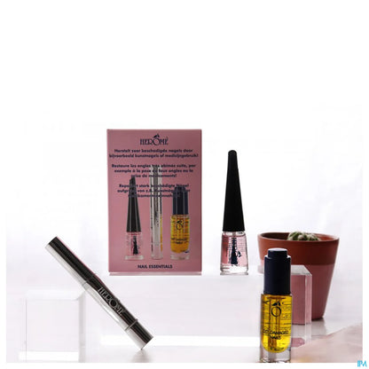 Set for dry and ridged nails 2 x 4 ml bottles + 1 polisher