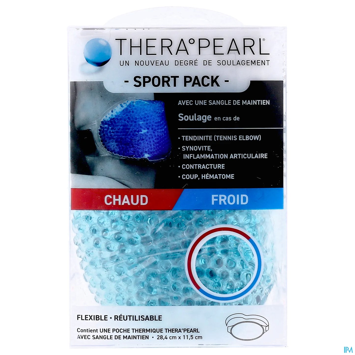 TheraPearl Compress Sport Pack con cinturino, 1 scatola