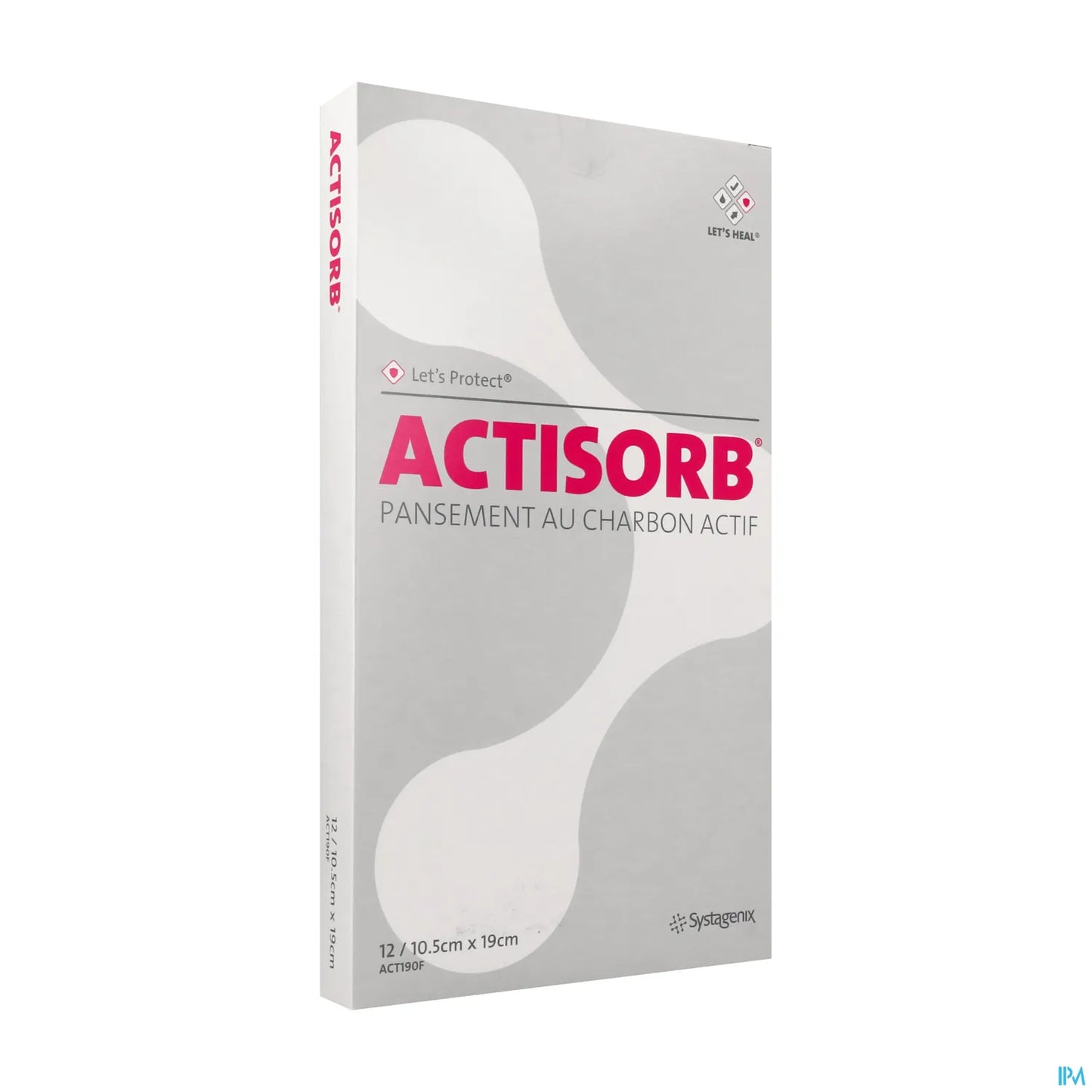 Actisorb Pans 10.5x19 cm Box of 12