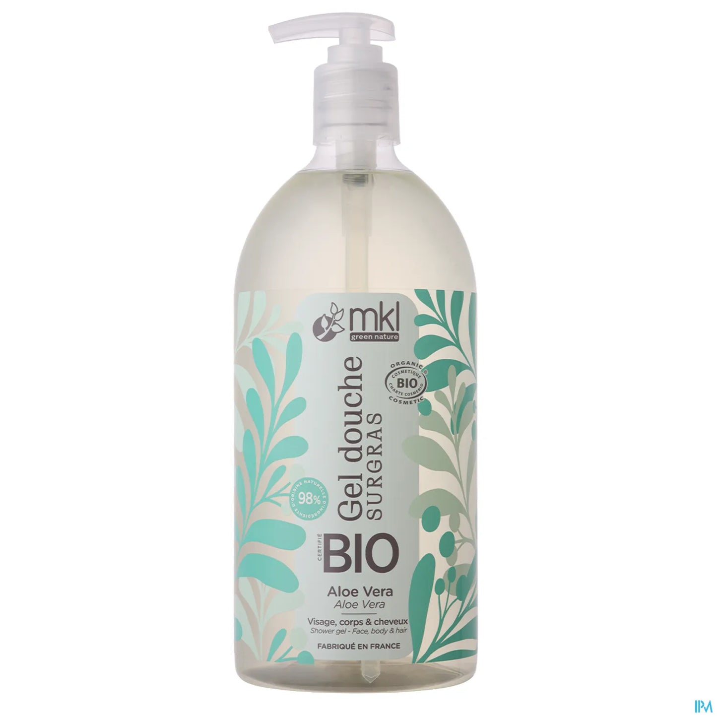 Green Nature Gel Doccia all'Aloe Vera Surgras Biologico 1L