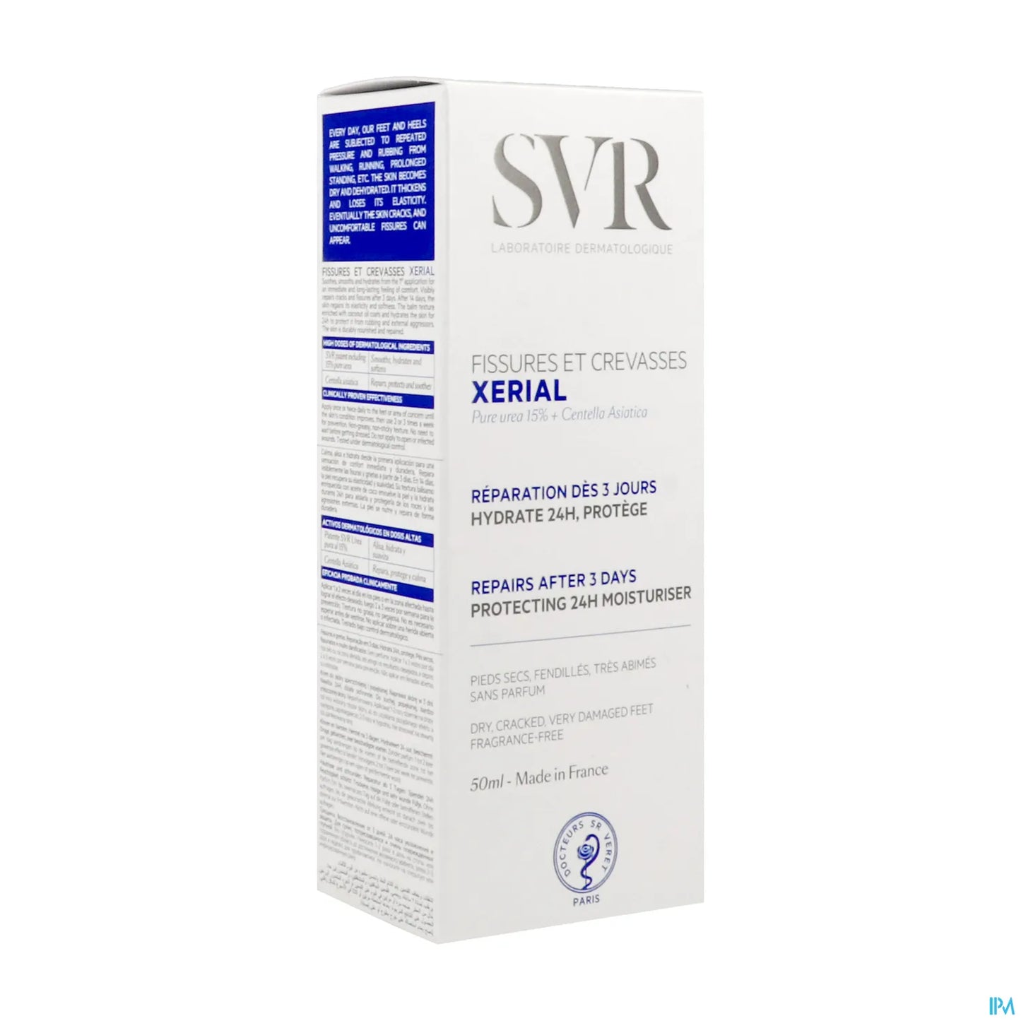 Xerial Crema protettiva per mani e piedi, ragadi e screpolature 50 ml