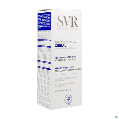 Xerial Crema protettiva per mani e piedi, ragadi e screpolature 50 ml