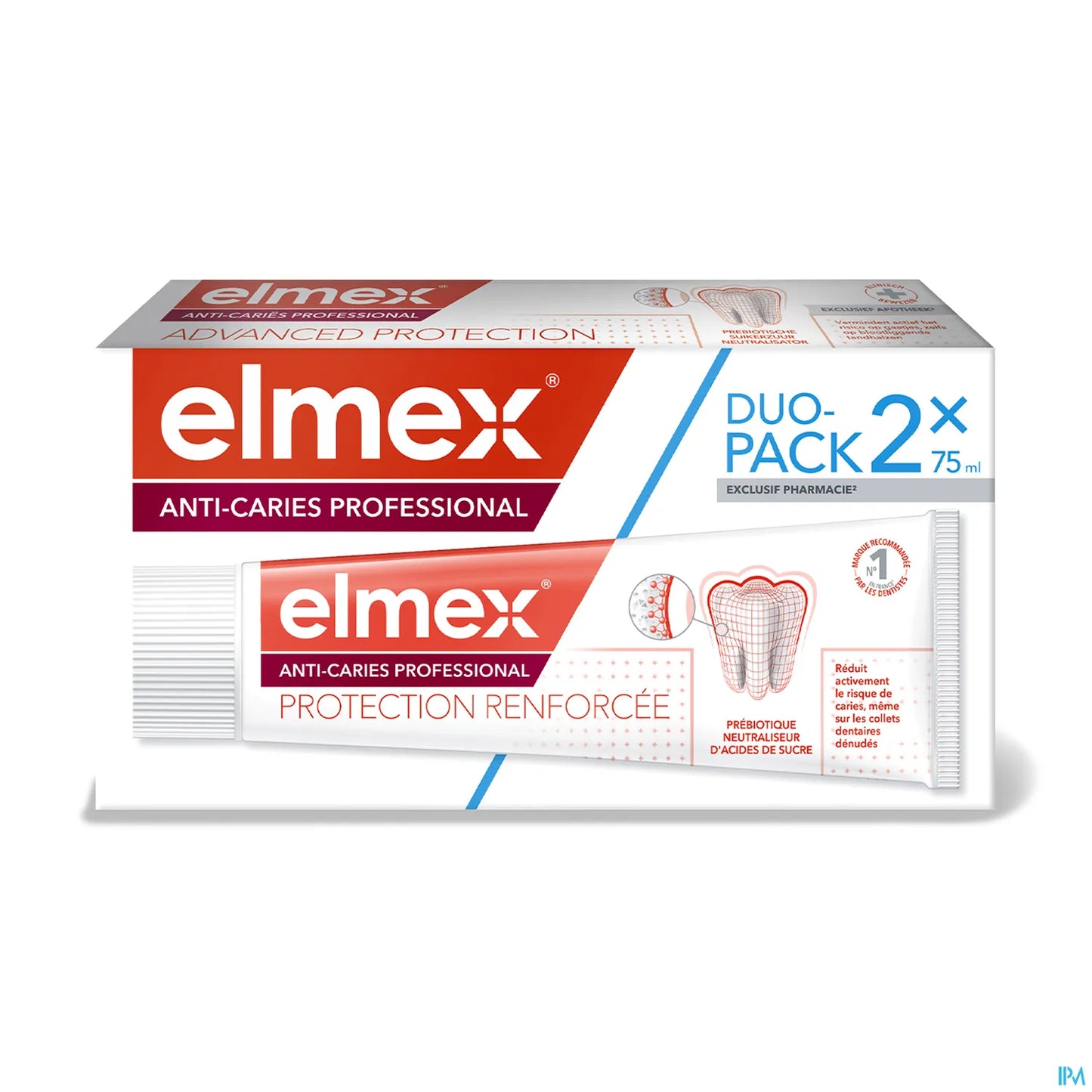 Anti-Caries Professionnel Dentifrice 2x75ml