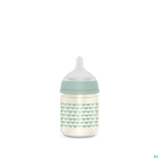 Biberon in vetro Bonhomia 120 ml verde