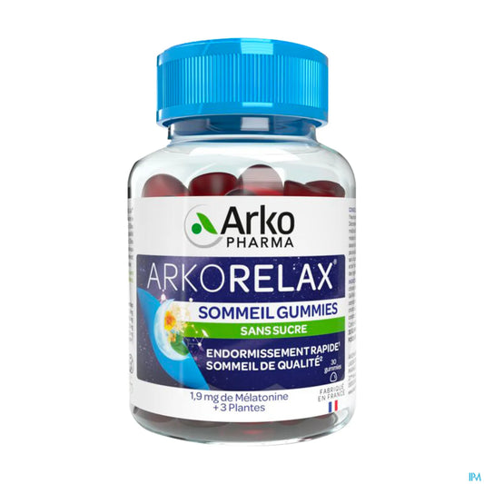 Arkorelax Sommeil 30 Gummies Sans Sucre