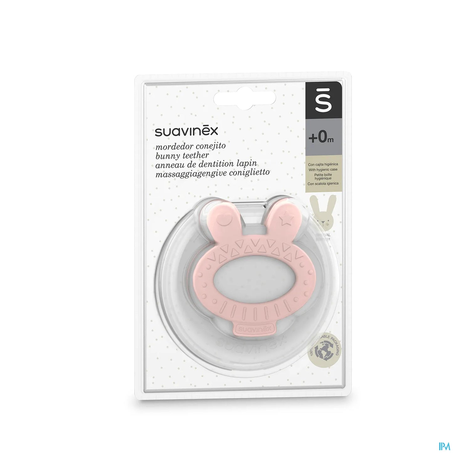 Silicone Rabbit Teething Ring with Box