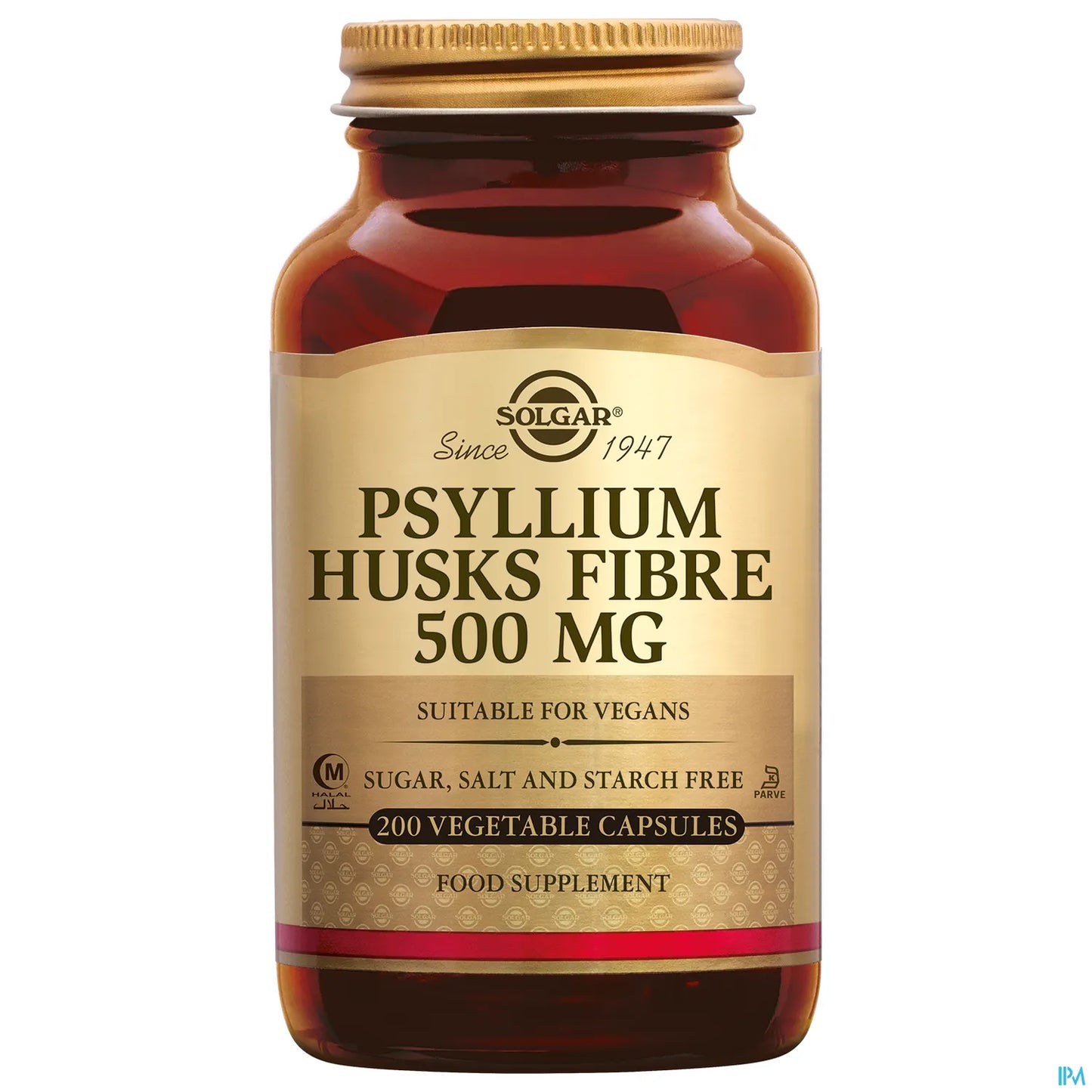 Fibre de Cosses de Psyllium 500 mg 200 Gélules Végétales