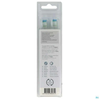 Philips Sonicare HX6062/10 Optimal White Standard 2 Units