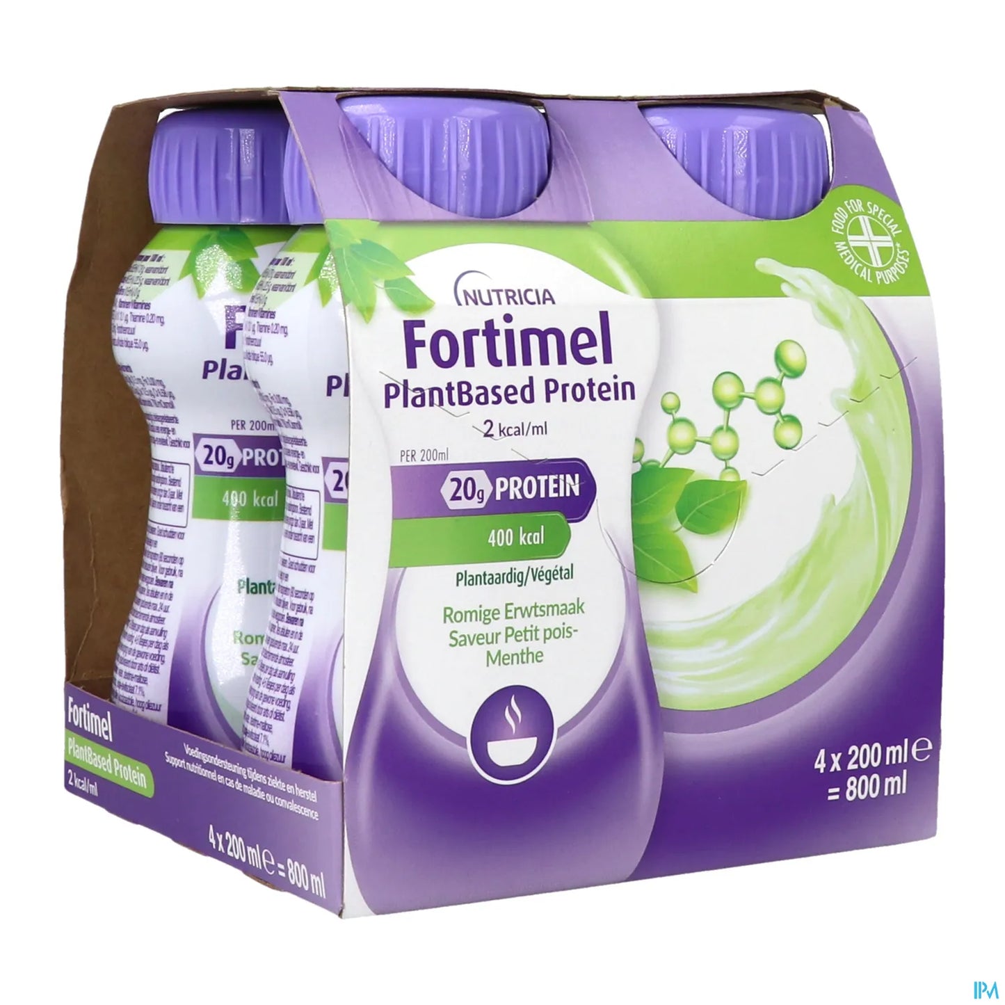Fortimel Protein 2 kcal/ml Poire Menthe 200 mL Boite de 4