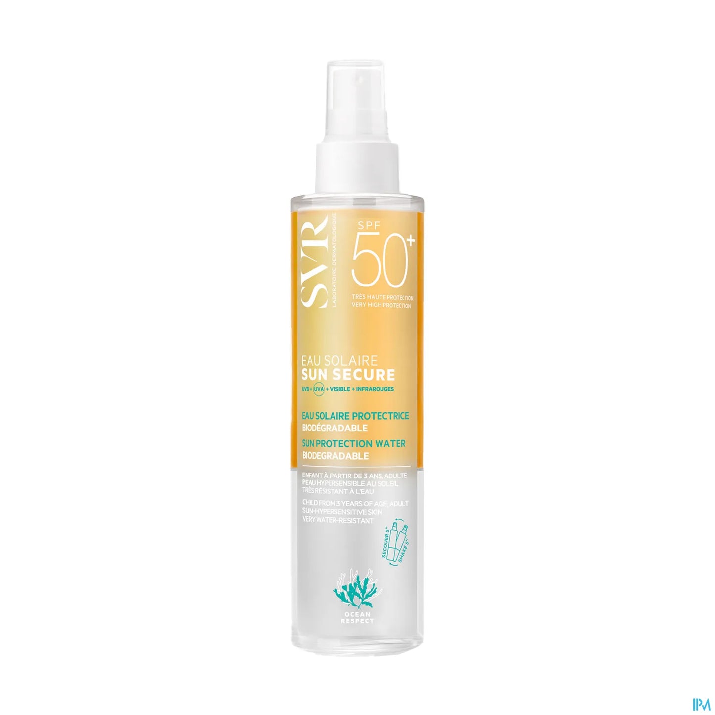 Sun Secure Eau Solaire Biodegradable SPF50+ 200ml