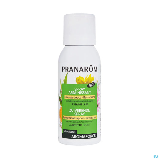 Ravintsara Sweet Orange Organic Sanitizing Spray 75 mL