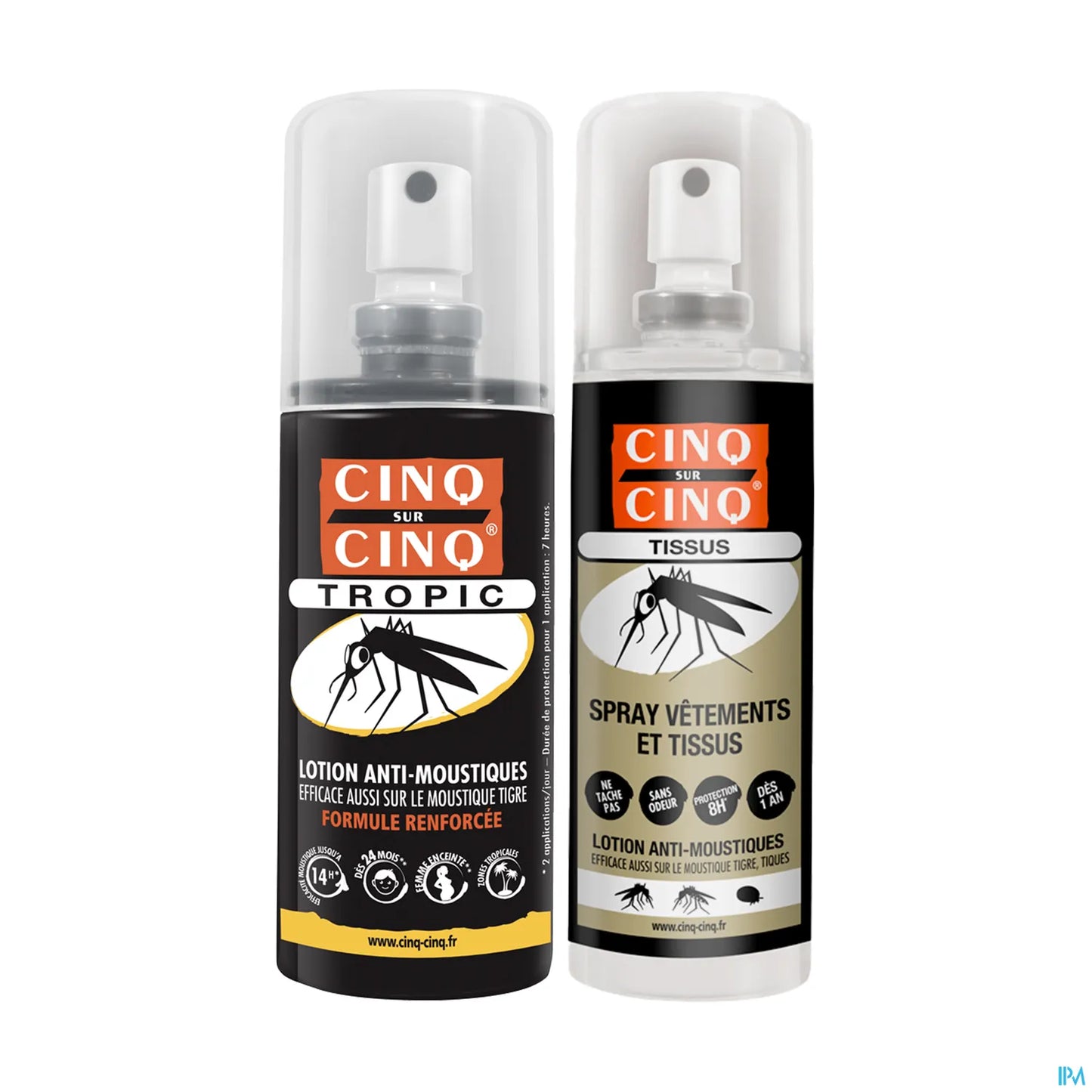 Kit Voyage Haute Protection spray Tropic 75ml et Spray Vêtement 100ml