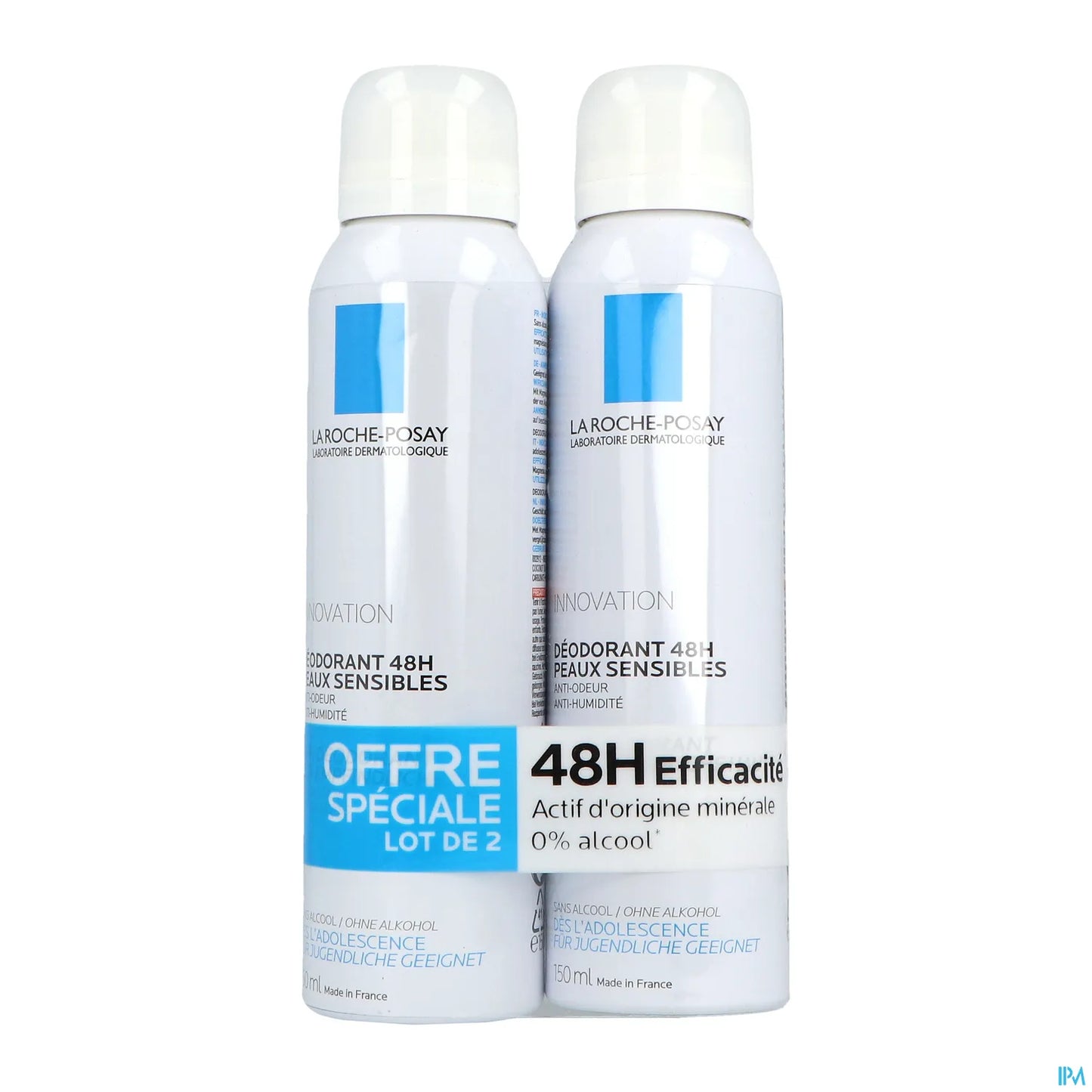 Déodorant Physiologique 48h 2x150ml