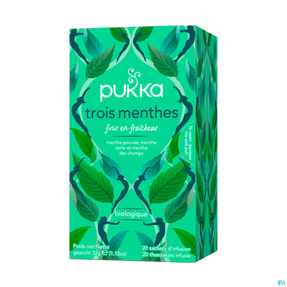 Infusion Trois Menthes Bio 20 Sachets