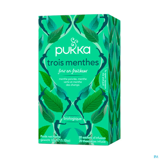 Infusion Trois Menthes Bio 20 Sachets