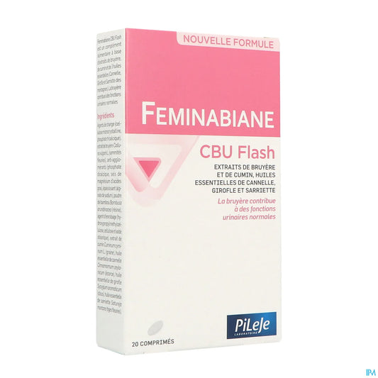 Compresse Flash Feminabiane CBU, confezione da 20