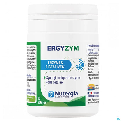Ergyzym 40 Capsules Digestive Function