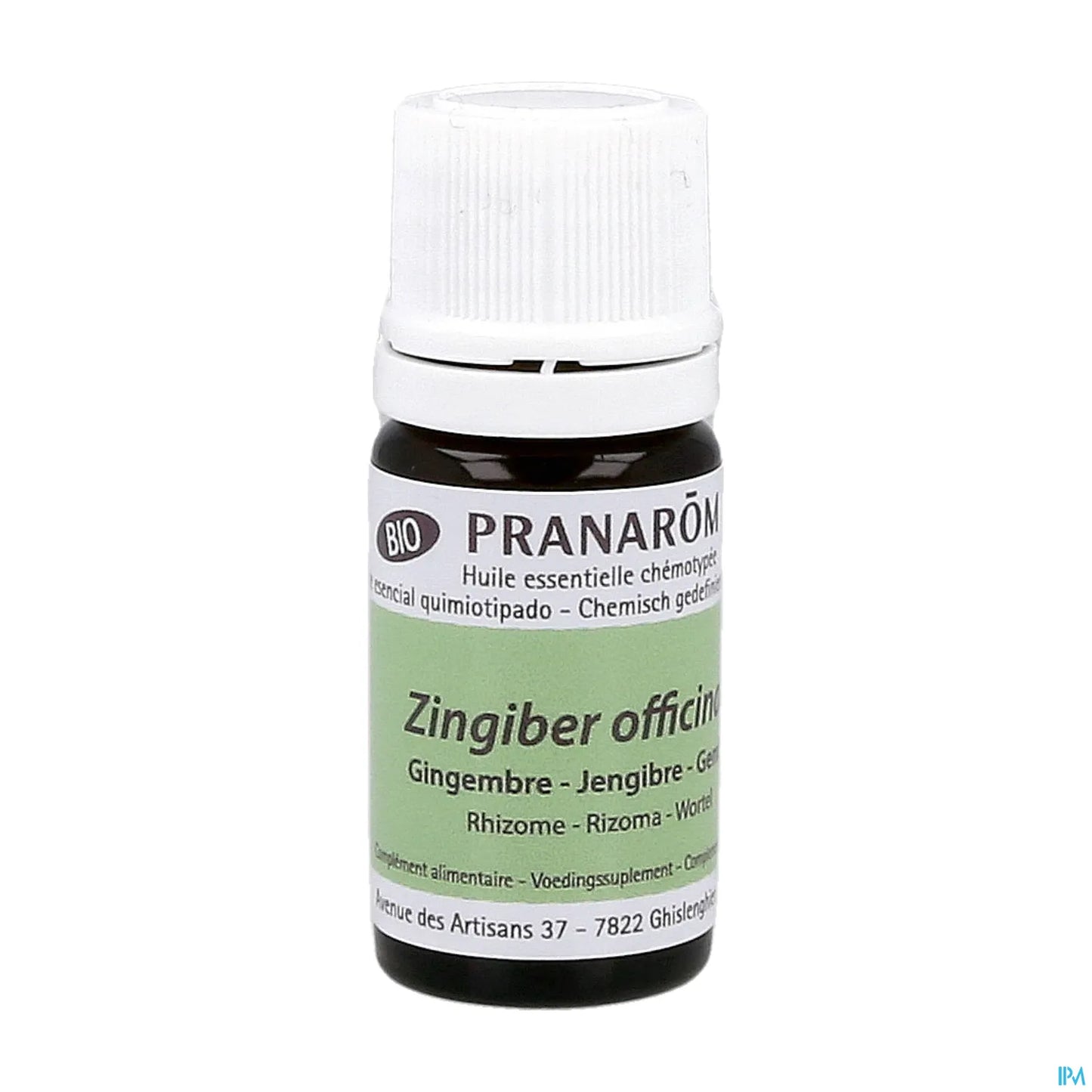 Organic Ginger Chemotyped Essential Oil 5ml
