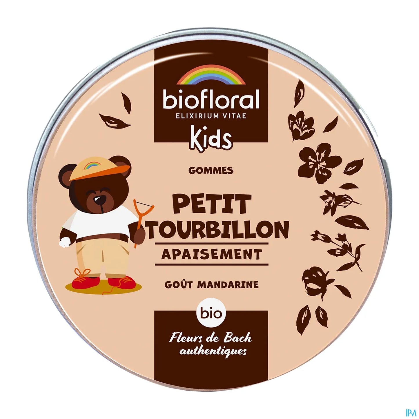 Gomme da masticare ai fiori di Bach Petit Tourbillon biologiche per bambini 45 g