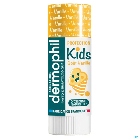 Indien Phyto Kids Vanille Stick Lèvres Protection 4g