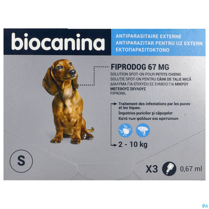 Fiprodog 67mg Petits Chiens Solution Spot-On