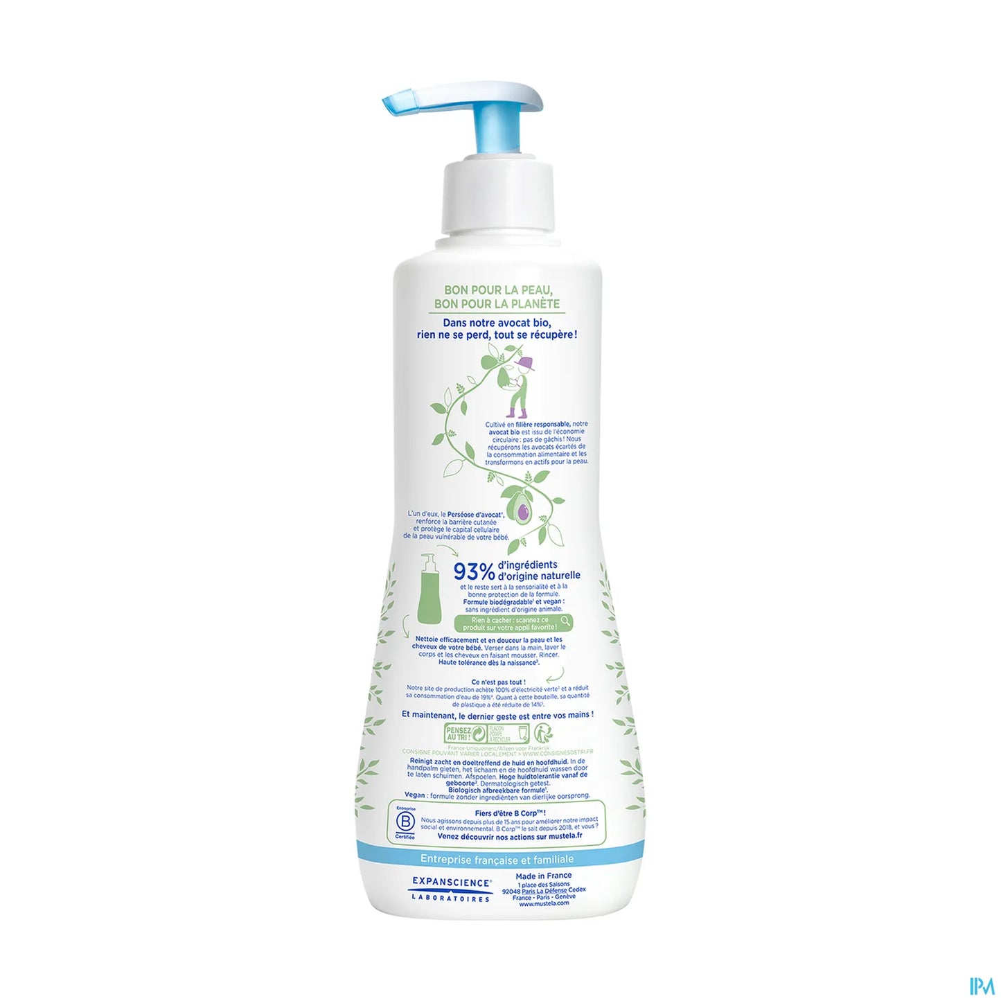Gel detergente delicato all'avocado 500 ml