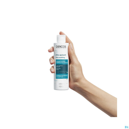 Dercos Ultra Soothing Shampoo Cheveux Normaux à Gras 200 ml